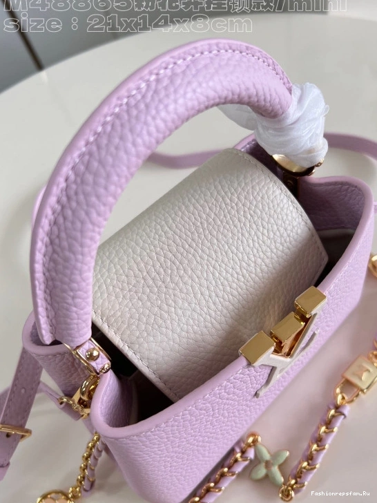 FS CHEAP MINI-21*14*8CM VUITTON CAPUCINES LOUIS 0809